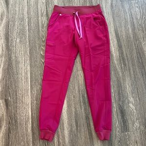 Figs Zamora joggers in Berry- Small TALL